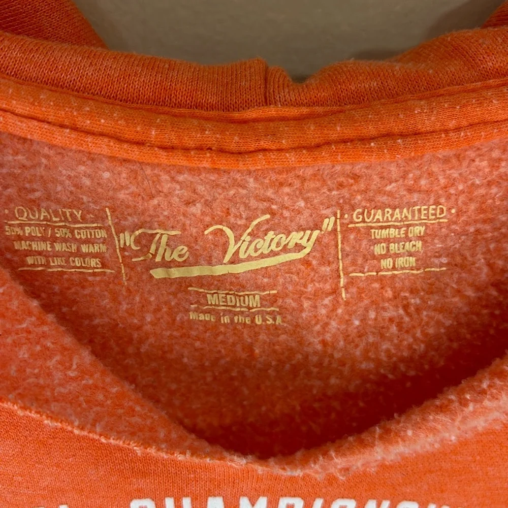 Clemson  Tigers Orange Hoodie National Championship Game 2016 Medium